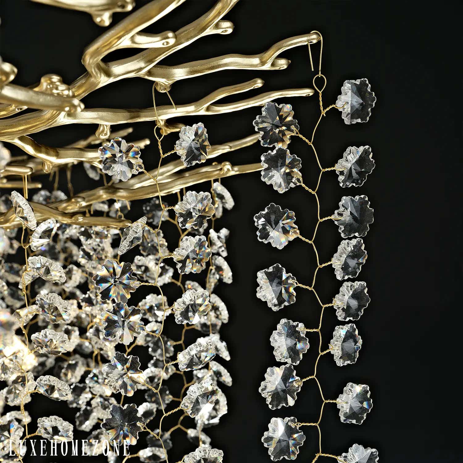 Solara Round Tree Branch Chandelier 30" 40" 55" Tree Branch
