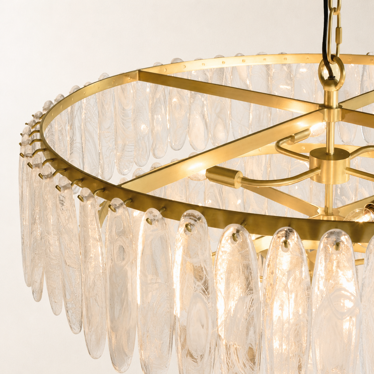 Verna Round Chandelier 26" 38"
