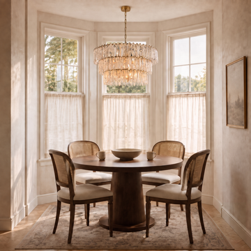 Verna Round Chandelier 26" 38"