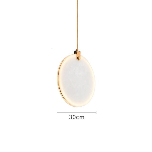 Moon Shade Lorry  Natural Marble Pendant Light