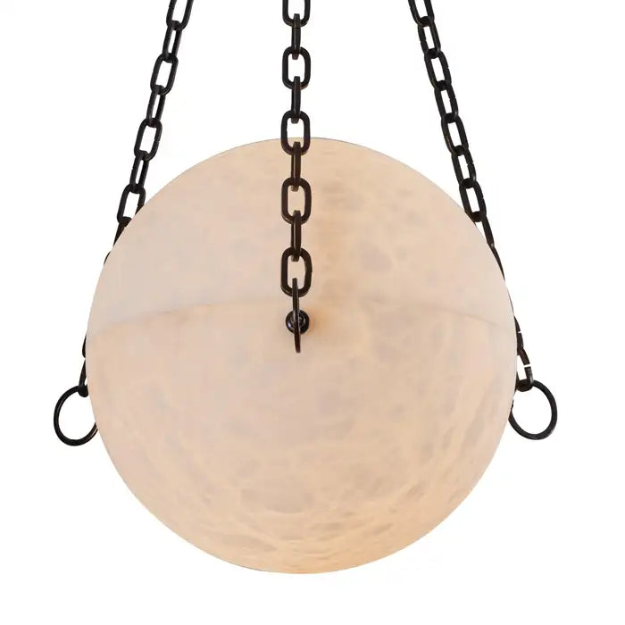 Monumental 'Zeus' Alabaster Chandelier by Denis de la Mesiere